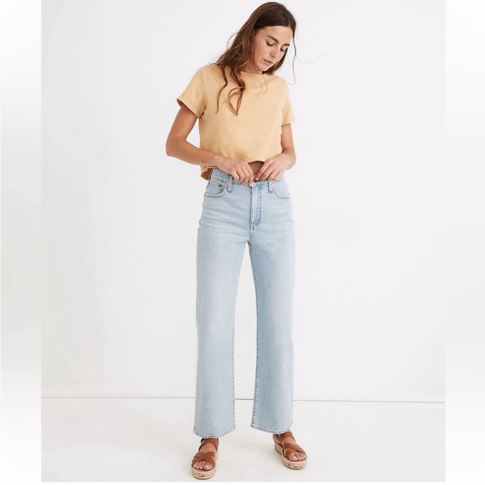 Madewell NEW - THE PERFECT VINTAGE WIDE-LEG
CROP JEAN - W28